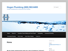 Tablet Screenshot of hoganplumbingco.com